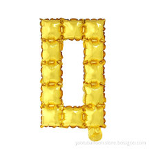 16inch square 0-9 number foil balloons